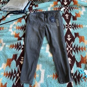 Gap Grey Black Jeggings NWT Size 33
